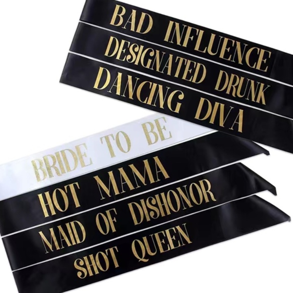 Bridal Party sashes!